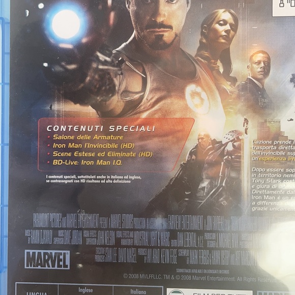 IRON MAN (BLU- RAY DISC, 2008, 2-DISC SET, ULTIMATE EDITION) - Picture 4 of 4